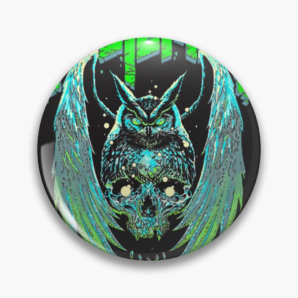 Item preview, Kvelertak Owl Skull – Dark Gothic Animal Art Print For T‑Shirts & Posters | ⭐⭐⭐⭐⭐ designed and sold by Beautyinme.