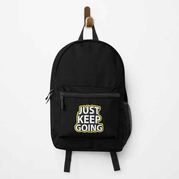 Item preview, Just Keep Going Bold Yellow Sticker Typography designed and sold by FitNow.