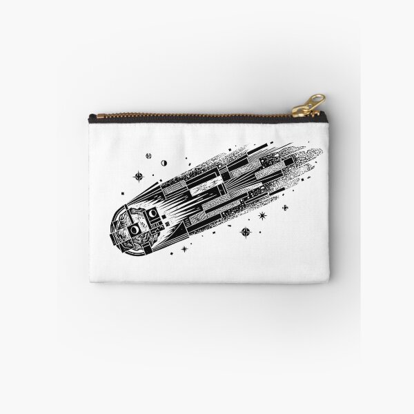 Item preview, Space Comet Meteor Shooting Star Woodcut Linocut Art designed and sold by KiwiRider.