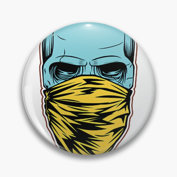 Item preview, Masked Skull With Yellow Bandana Street Art Design | Perfect Gift For You And Friends designed and sold by Smart-designer.