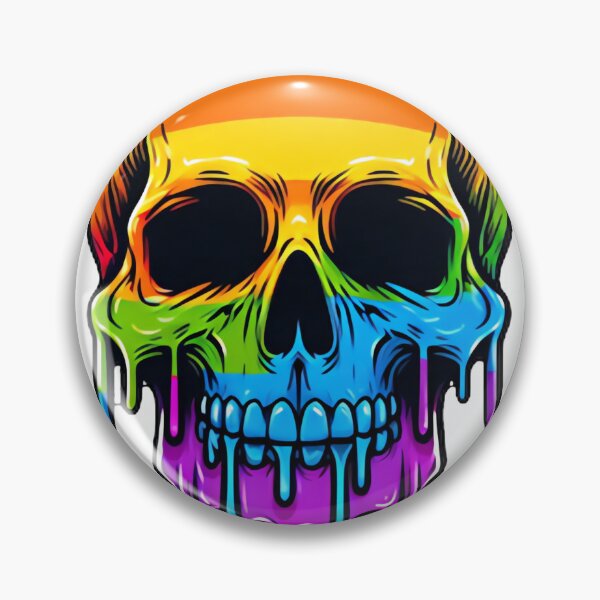 Item preview, Melthing Rainbow Skull | Limited Edition designed and sold by ravrules24.