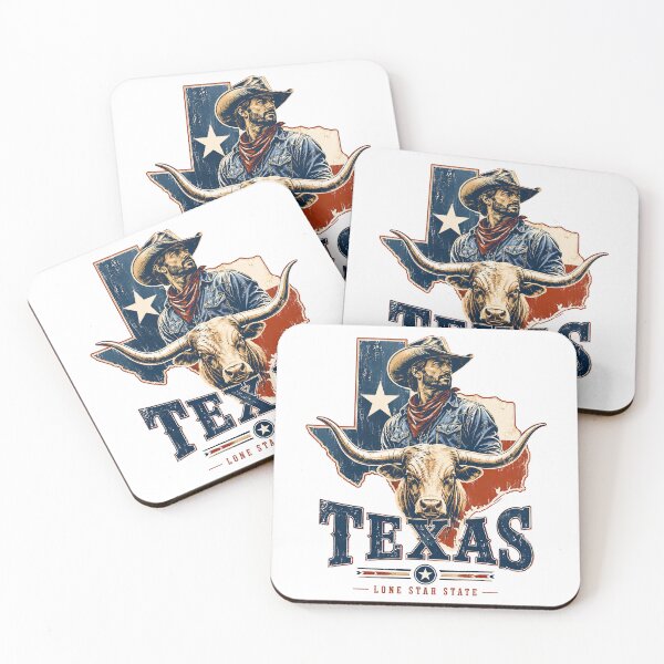 Item preview, Texas Rodeo, Cowboy Longhorn Bull Western Vintage State designed and sold by graphic-genie.