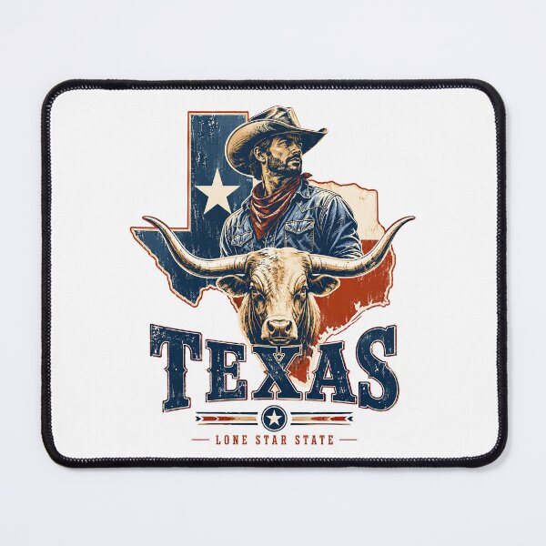 Item preview, Texas Rodeo, Cowboy Longhorn Bull Western Vintage State designed and sold by graphic-genie.
