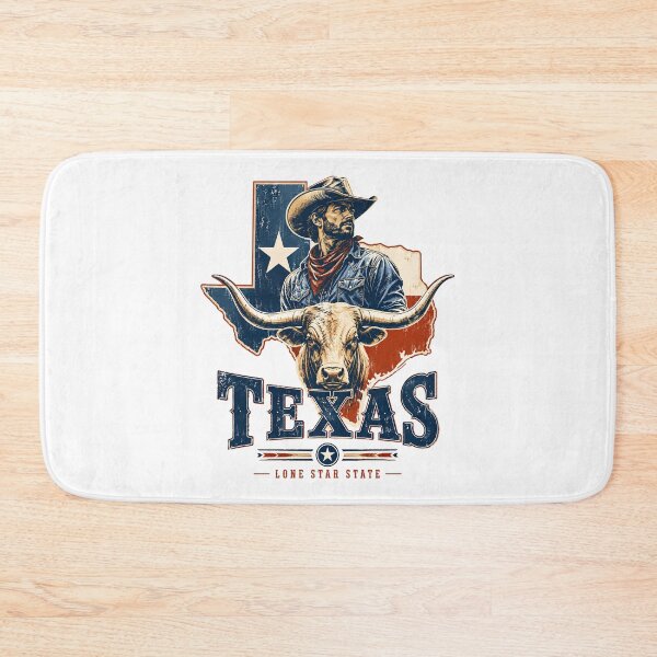 Item preview, Texas Rodeo, Cowboy Longhorn Bull Western Vintage State designed and sold by graphic-genie.