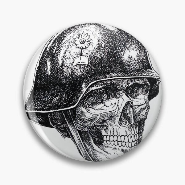 Item preview, Skull Troops Military Helmet – Dark Gothic Warrior Art On Redbubble | Limited Edition designed and sold by Beautyinme.