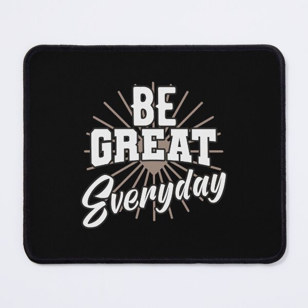 Item preview, Be Great Everyday Vintage Sunburst Motivational Quote designed and sold by FitNow.