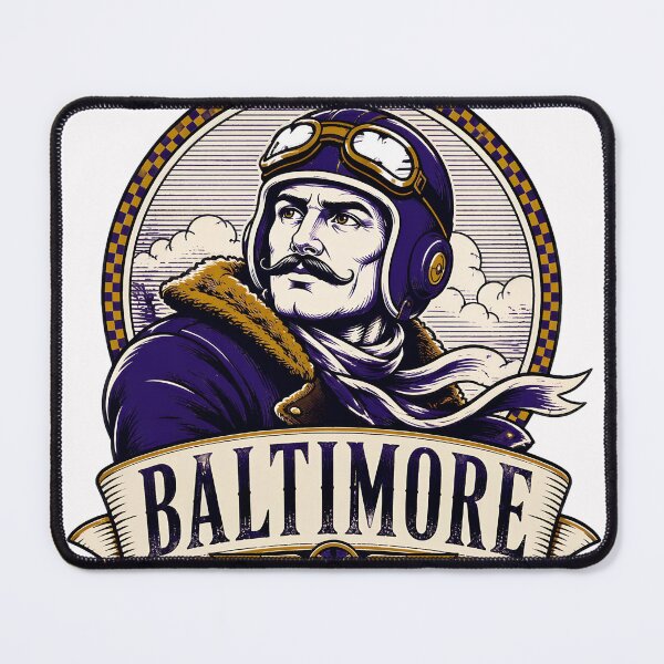 Item preview, Baltimore Ravin Edgar Allan Poe Ravens Baltimore Football designed and sold by anio-cat.
