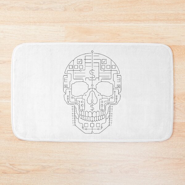 Item preview, Minimalist Skull Tech Finance Linework Design | Limited Edition designed and sold by Smart-designer.