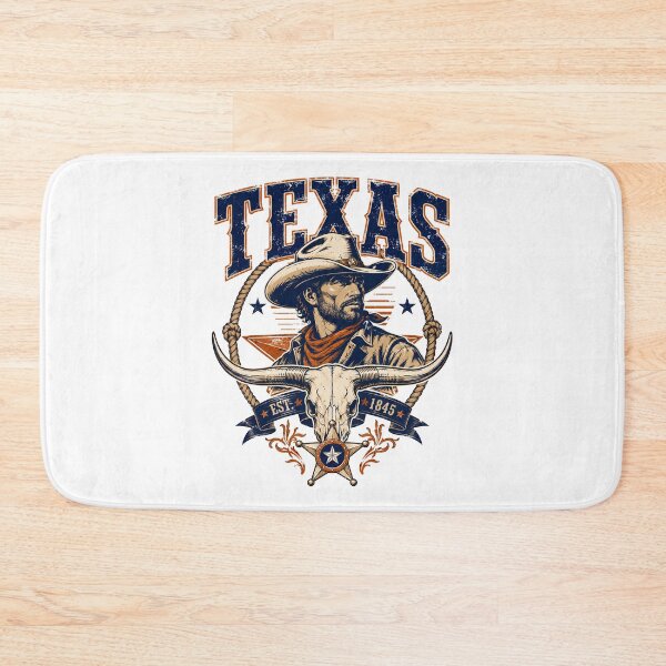 Item preview, Texas Rodeo, Texas Cowboy Longhorn Skull Western Vintage Rodeo designed and sold by graphic-genie.