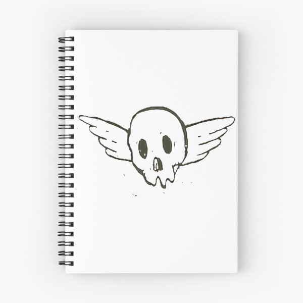Item preview, Naive Cute Skull Doodle - Hand-Drawn Kawaii Skeleton Art | ⭐⭐⭐⭐⭐ designed and sold by ravrules24.