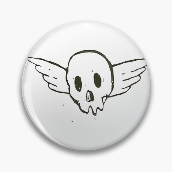 Item preview, Naive Cute Skull Doodle - Hand-Drawn Kawaii Skeleton Art | ⭐⭐⭐⭐⭐ designed and sold by ravrules24.