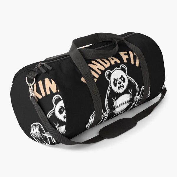 Item preview, Kinda Fit Sorta Fat Panda Gym Weightlifting Fitness Humor designed and sold by Zizo-DR44.