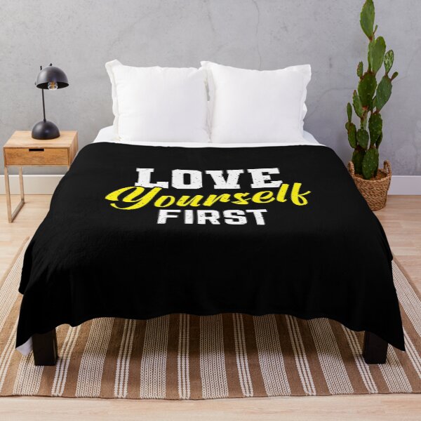 Item preview, Love Yourself First Grunge Streetwear Typography designed and sold by FitNow.