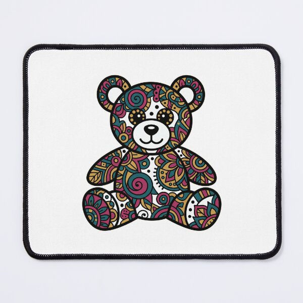Item preview, Arctophile - Mandala Teddy Bear Illustration designed and sold by Osmose-Studio.