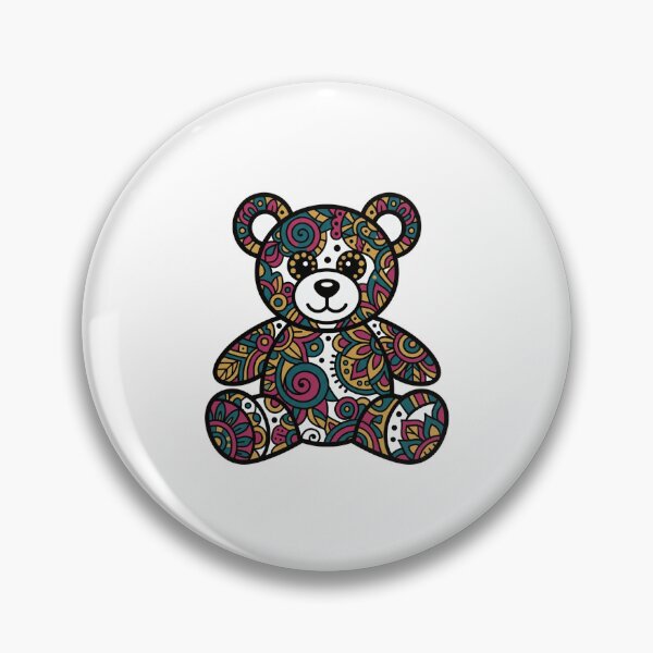 Item preview, Arctophile - Mandala Teddy Bear Illustration designed and sold by Osmose-Studio.