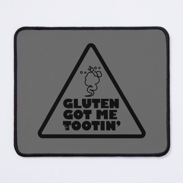 Item preview, Gluten Got Me Tootin Funny Gluten Free Warning Sign designed and sold by artworkathome.