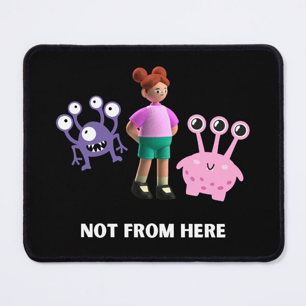 Item preview, Not From Here | Funny Outsider Alien Design designed and sold by ContigoART.