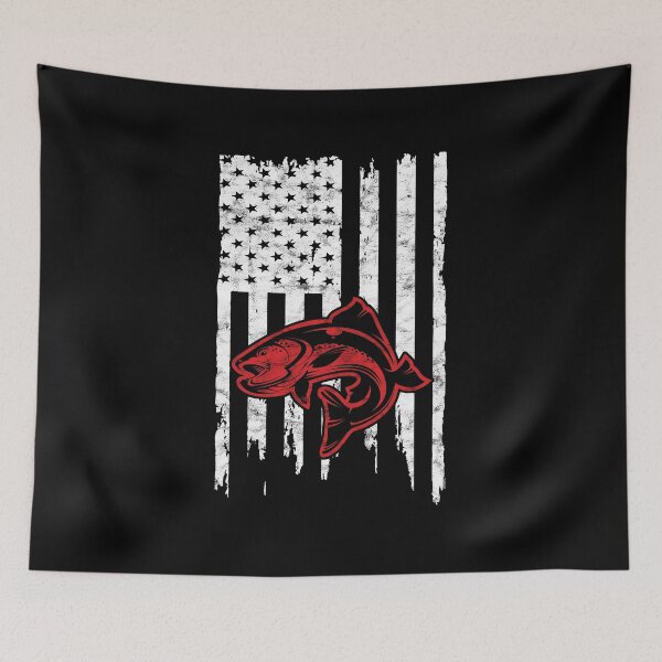 Item preview, Bass Fish Flag designed and sold by TomGiantDesigns.