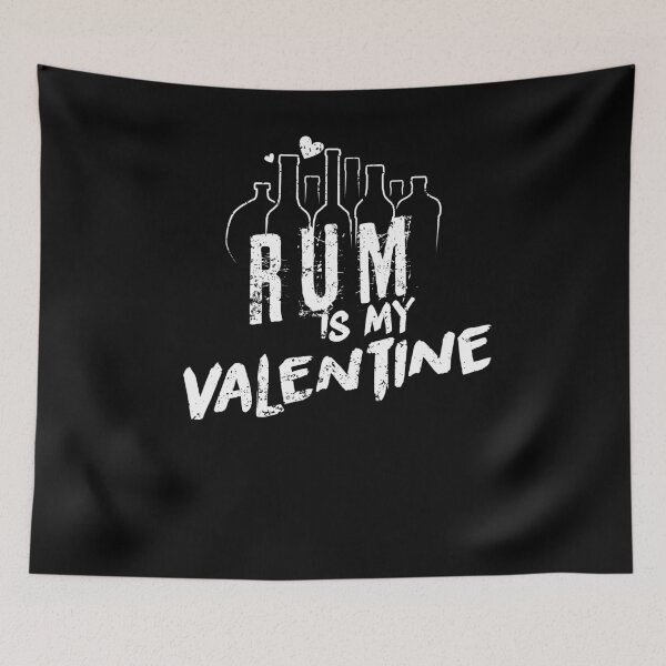 Item preview, Anti Valentines Day Rum Is My Valentine T Shirt designed and sold by shoppzee.