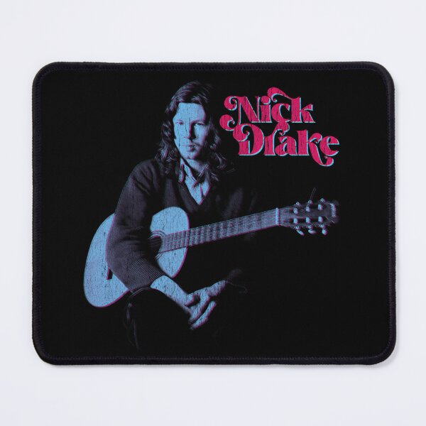 Item preview, Musician Acoustic Guitar Pink Blue Dual Tone Portrait designed and sold by japaneseartist.