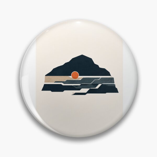Item preview, Silent Strata | Minimal Nordic Layered Landform Illustration designed and sold by Norvian.