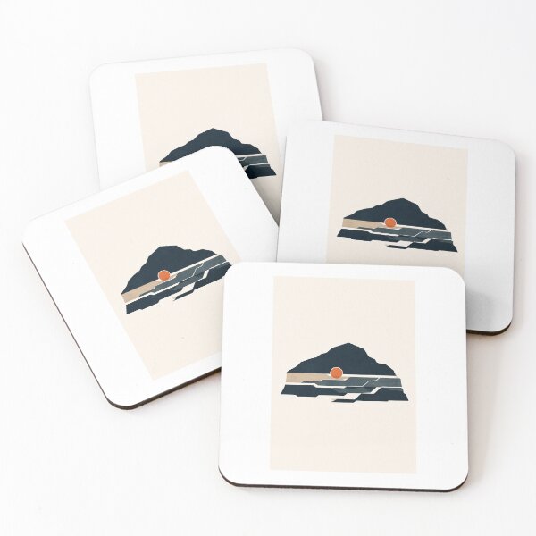 Item preview, Silent Strata | Minimal Nordic Layered Landform Illustration designed and sold by Norvian.