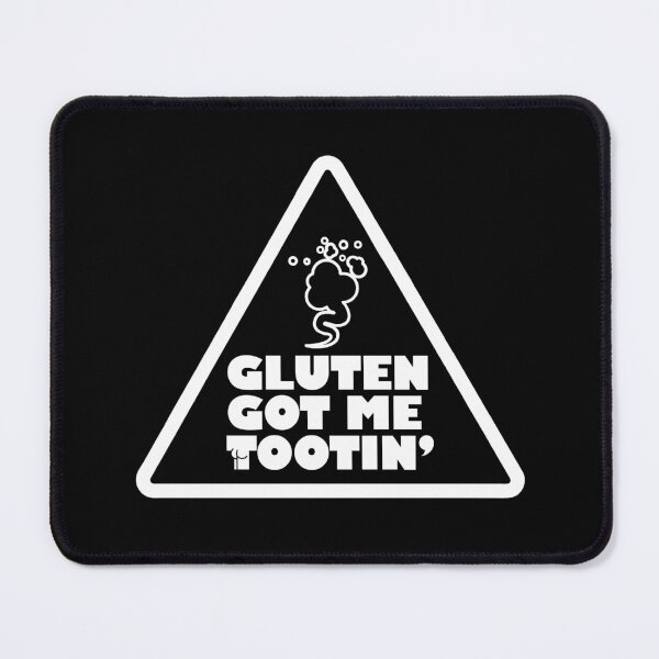 Item preview, Gluten Got Me Tootin Funny Gluten Free Warning Sign designed and sold by artworkathome.