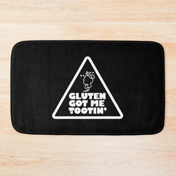 Item preview, Gluten Got Me Tootin Funny Gluten Free Warning Sign designed and sold by artworkathome.