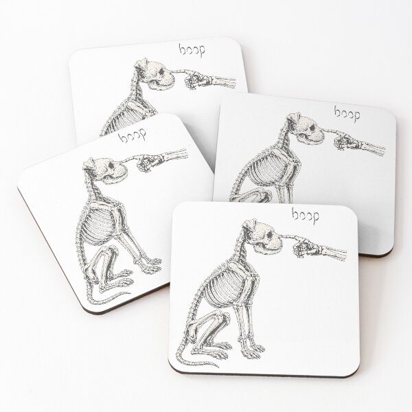 Item preview, Skeleton Hand Booping Skeleton Dog Nose Boop Graphic designed and sold by WearStory ⭐⭐⭐⭐⭐.