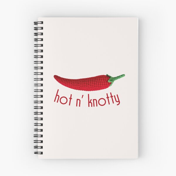 Item preview, Funny Crochet Jalapeno Hot and Knotty Naughty Pun designed and sold by TackyTime.