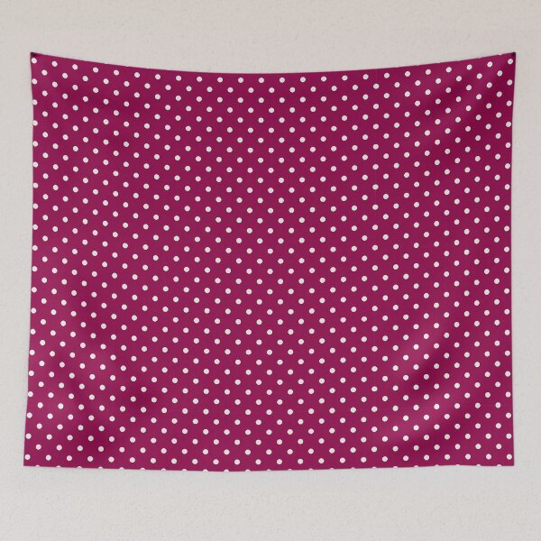 Item preview, Classic Berry Red Polka Dot Seamless Pattern designed and sold by zenjiinspired.