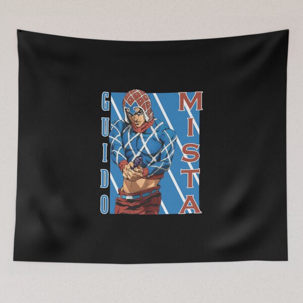 Artikelvorschau, BB.BA Golden Wind Guido Mista Anime Langarmshirt entworfen und verkauft von tyeu6099.