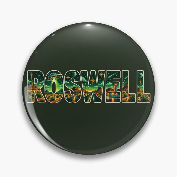 Item preview, Roswell New Mexico Retro UFO Desert designed and sold by SimplyJasper.