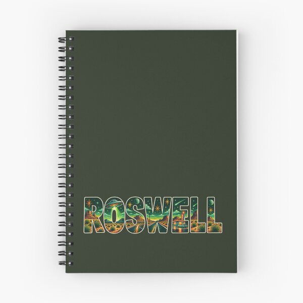 Item preview, Roswell New Mexico Retro UFO Desert designed and sold by SimplyJasper.