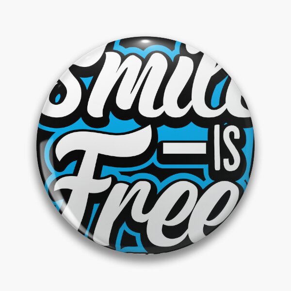 Item preview, Smile Is A Free Therapy Positive Quote designed and sold by FitNow.