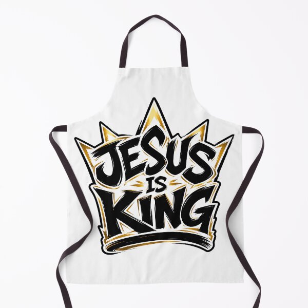 Item preview, Jesus Is King, Crown Typography Christian Faith Religious designed and sold by graphic-genie.