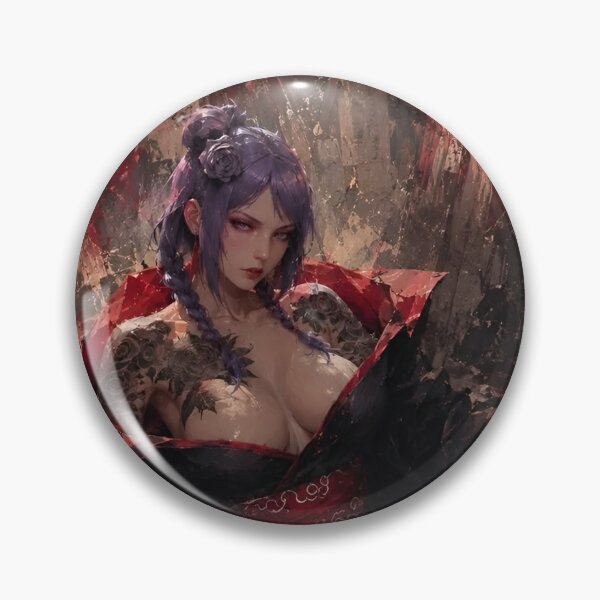 Item preview, Dark Samurai Queen – Gothic Japanese Warrior Woman Red Black Art designed and sold by Dyan4.
