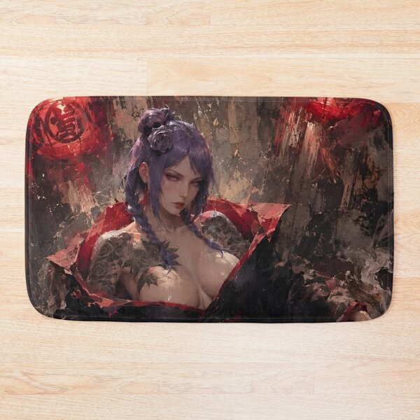 Item preview, Dark Samurai Queen – Gothic Japanese Warrior Woman Red Black Art designed and sold by Dyan4.