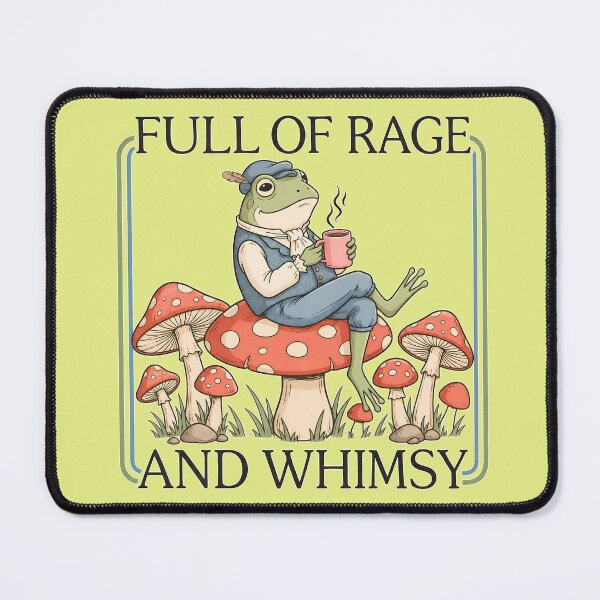 Item preview, Full Of Rage And Whimsy, Funny Frog designed and sold by Felipe-barg.