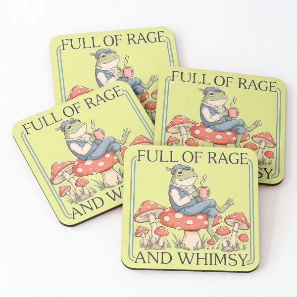 Item preview, Full Of Rage And Whimsy, Funny Frog designed and sold by Felipe-barg.