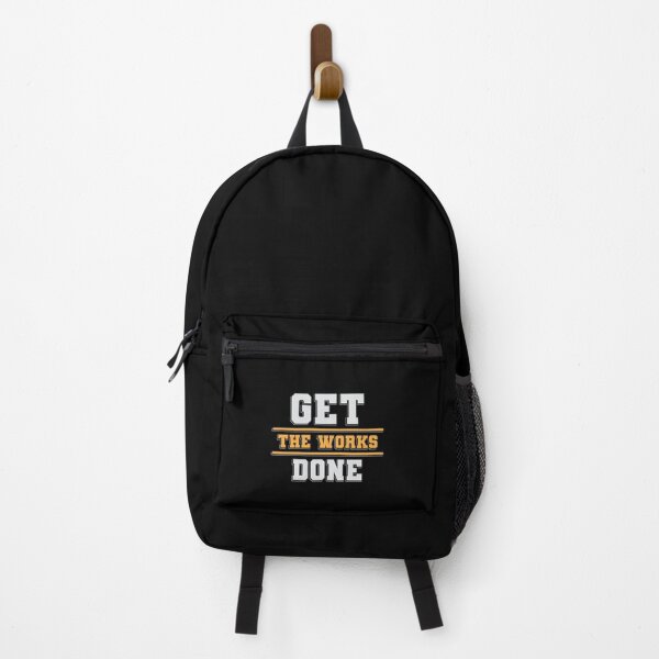 Item preview, Get The Works Done Athletic Gym Typography designed and sold by FitNow.