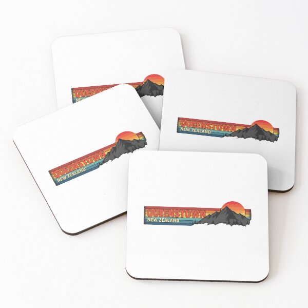 Item preview, Queenstown New Zealand Vintage Retro 70s Mountain designed and sold by FestivityFinds.