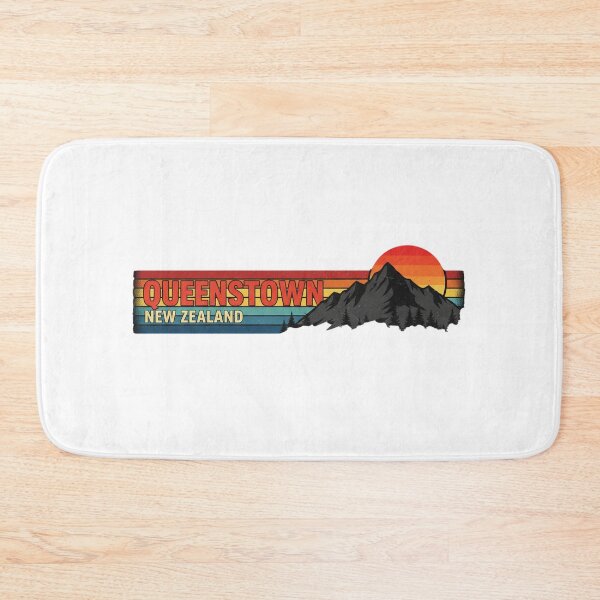 Item preview, Queenstown New Zealand Vintage Retro 70s Mountain designed and sold by FestivityFinds.