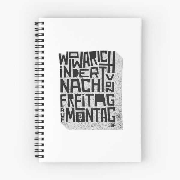 Item preview,  SDP BAND - Wo war ich in der Nacht von Freitag auf Montag designed and sold by KentheCatCute.