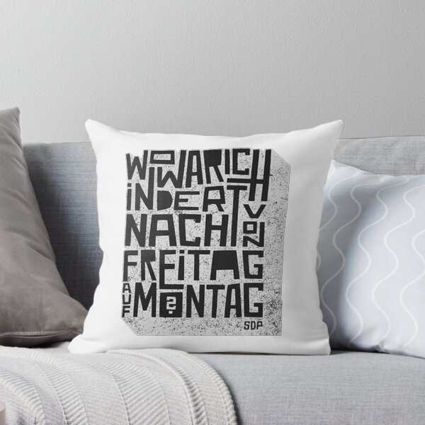 Item preview,  SDP BAND - Wo war ich in der Nacht von Freitag auf Montag designed and sold by KentheCatCute.