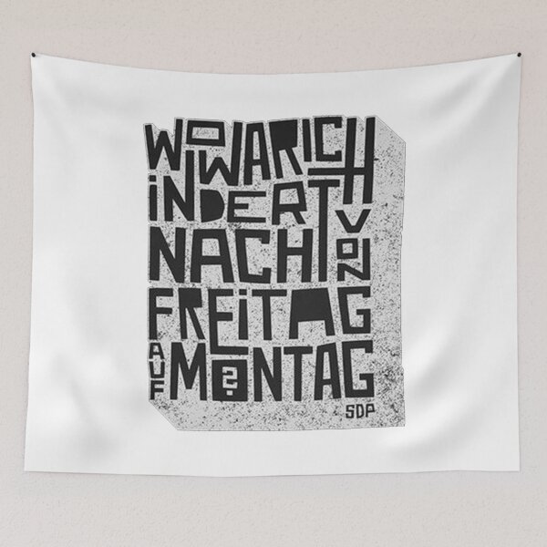 Item preview,  SDP BAND - Wo war ich in der Nacht von Freitag auf Montag designed and sold by KentheCatCute.