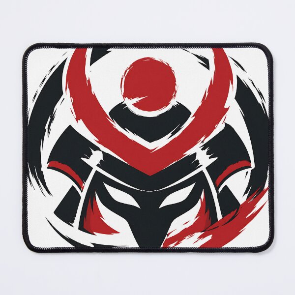 Item preview, Red Samurai Kabuto Emblem Art designed and sold by Jaideep Walia.
