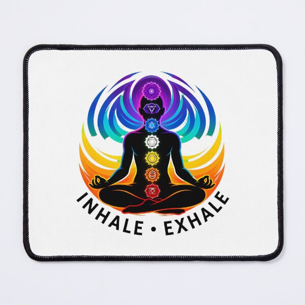 Item preview, Chakra Meditation Lotus Pose Rainbow Energy Aura designed and sold by chattsuede.
