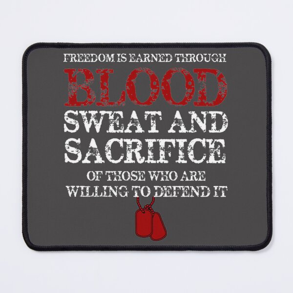 Item preview, Freedom Is Earned Through Blood | Warrior Spirit Design | Limited Edition designed and sold by D-media.