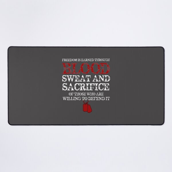 Item preview, Freedom Is Earned Through Blood | Warrior Spirit Design | Limited Edition designed and sold by D-media.